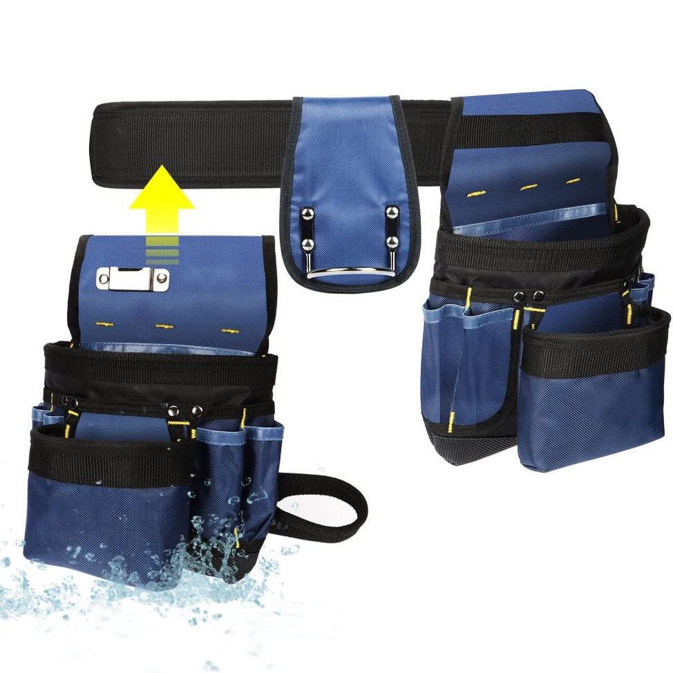 Professional Tool Belt Organizer, Adjustable Utility Belt, Heavy Duty Construction Tool Pouch for Electrician, Gardening, Carpenter - Image 2
